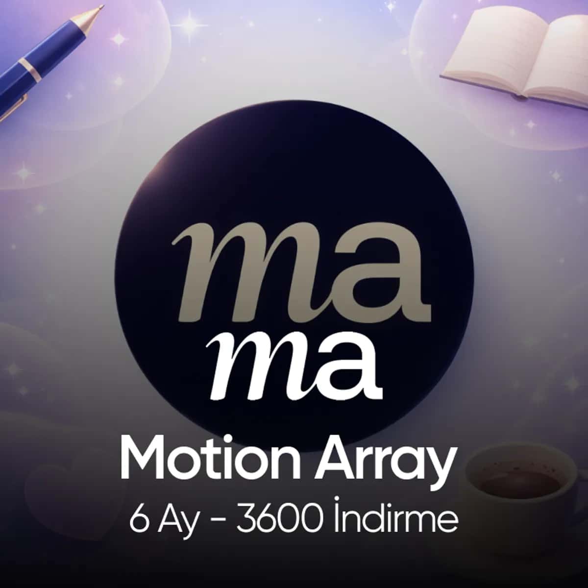 Motion Array 6 Aylık 3600 İndirme Hakkı