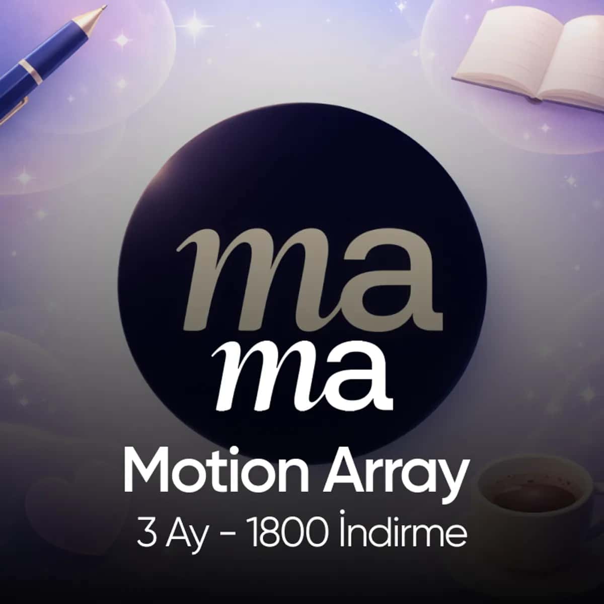 Motion Array 3 Aylık 1800 İndirme Hakkı