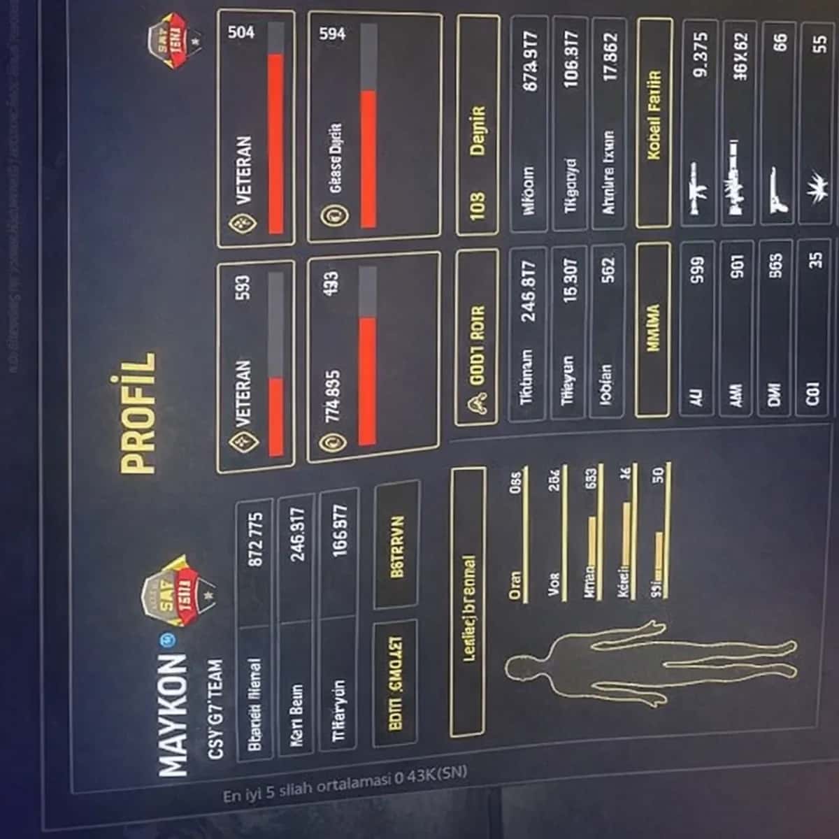 P-9 | 2018 E-Spor Kayıtlı • Full + Full Dolu Hesap