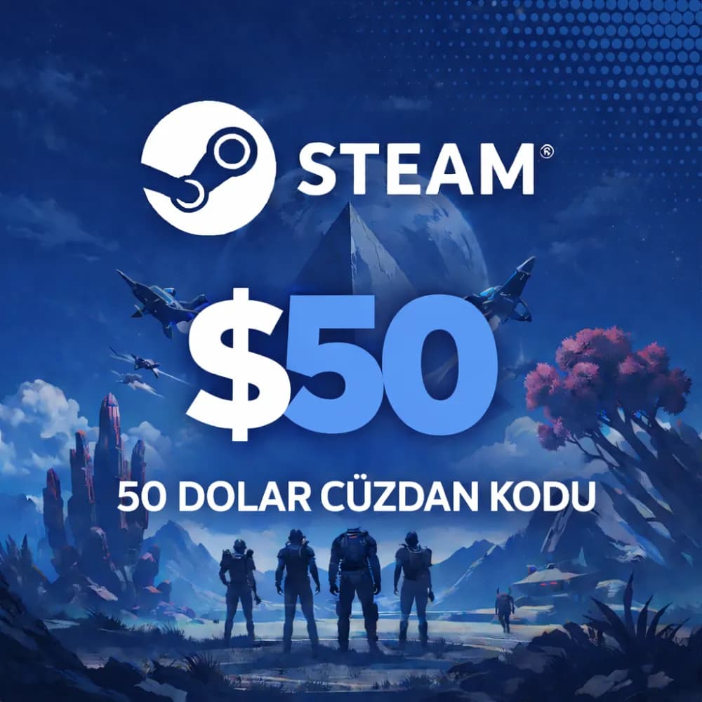 Steam 50 USD Cüzdan Kodu