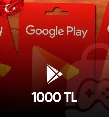 Google Play 1000 TL Hediye Kartı