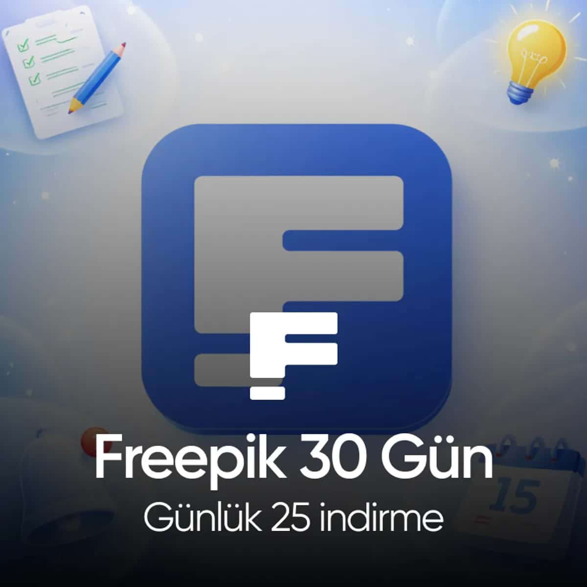 Freepik - 30 Gün - Günlük 25 indirme