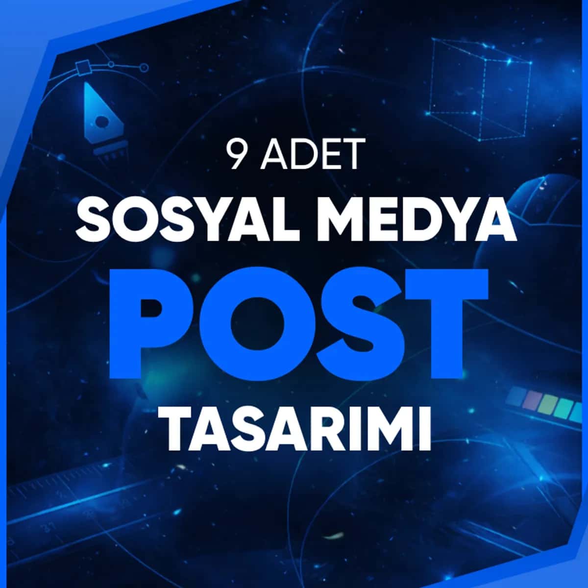 ⭐ Markanıza Özel 9 Sosyal Medya Post Tasarımı