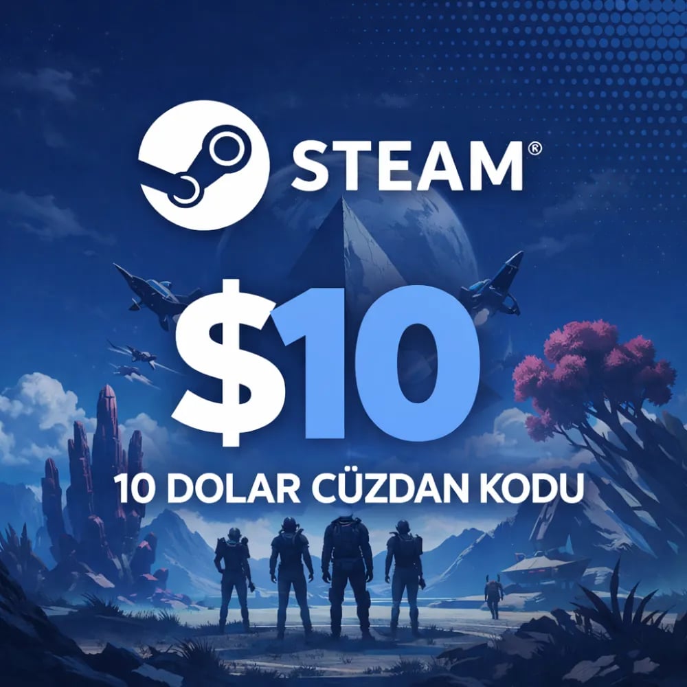 Steam 10 USD Cüzdan Kodu
