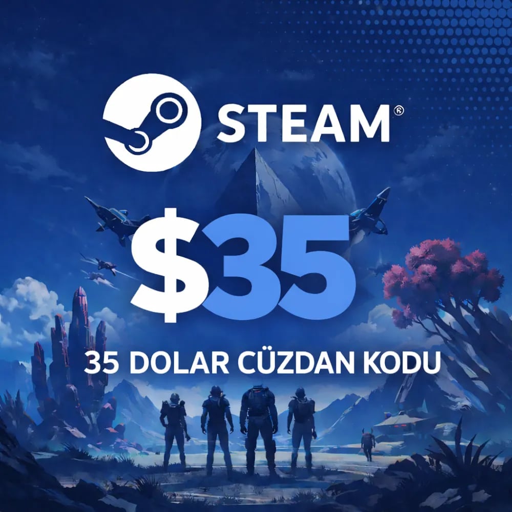 Steam 35 USD Cüzdan Kodu