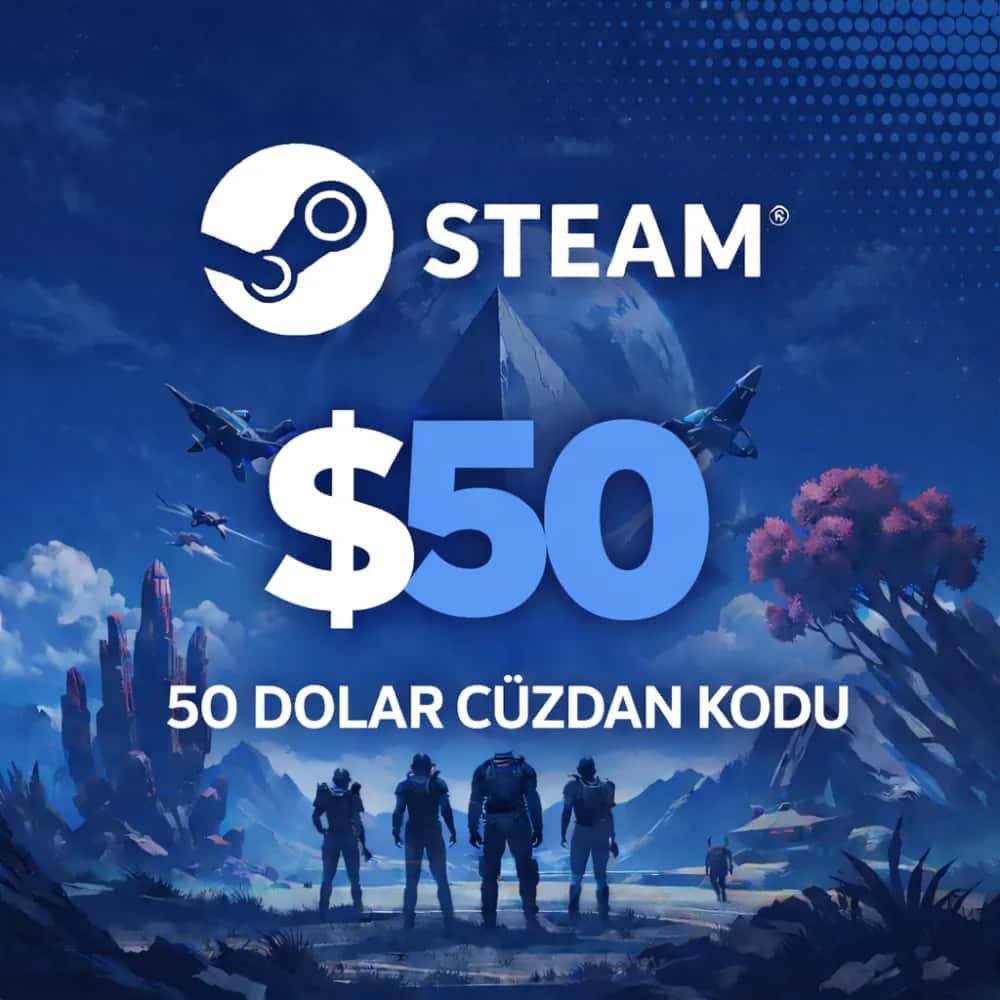 Steam 50 USD Cüzdan Kodu